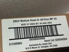 Starbucks Medium Roast Ground Coffee 3 Pack (3x12oz) picture
