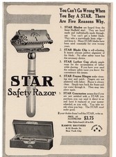 1911 Star Safety Razor Kampfe Bros Edwardian Era Shaving Grooming Vintage Ad picture