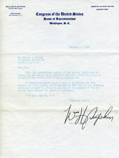 WILLIAM H. SUTPHIN - TYPED LETTER SIGNED 12/05/1939 picture