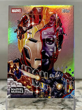Topps 2026 Marvel Neon Marvel Murals MU-1 Iron Man Insert Tristan Eaton MINT picture