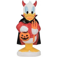 Disney 2-ft Halloween Lighted Evil Donald Duck Blow Mold Decoration-NWOB picture