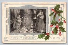 1907  Christmas  Xmas Greetings   Postcard picture