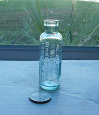 SAMPLE SIZE DR KILMER'S CURE WITH LOTS OF WRITTING FROM LONDON picture