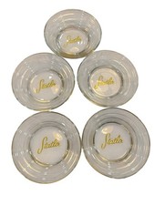 1950-60s Era Dallas Texas Statler Hotel 4” Glass Ashtrays (5) picture