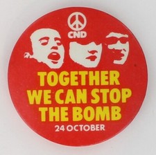 Campaign Nuclear Disarmament 1974 Peace Rally Protest Pacifist Anti War 1539 picture