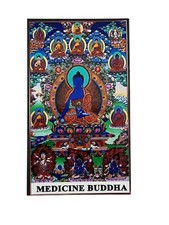 Medicine Buddha Fridge Magnet | Rubber Magnetic Sticker for Home Decor 9 CM picture