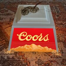 Vintage Coors Mountains 1985 Beer Pool Billiard Poker Table Hanging Light  picture
