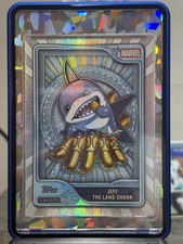 Topps 2026 SDCC Mint Marvel Jeff the Land Shark #123 Platinum Parallel /99 picture