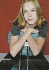 Evan Rachel Wood teen magazine pinup clipping behind a chair Teen People Pix picture