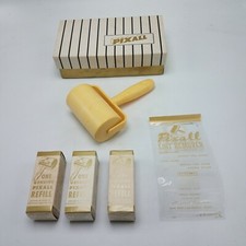 Vintage Pixall Lint Remover W 3 Sealed Refills Complete w Cover Orig Packaging picture