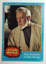 1977 Star Wars Alec Guinness as Ben Kenobi Topps Series 1 (Blue) Card #59 picture