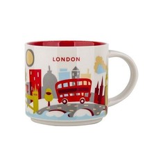 Starbucks 14oz London You Are Here Collection Ceramic Coffee Mug Souvenir Cup picture