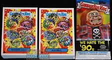 2019 GARBAGE PAIL KIDS WE HATE THE 90'S COMPLETE CARD SET  + FREE WRAPPER picture