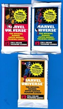 Marvel UNIVERSE 1ST SER. 1990 IMPEL- 3 SEALED PACKS picture