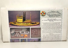 HO Scale Frenchman River 92' Steam Railroad Tug Boat Kit #212 Unbuilt NOS picture