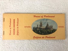 Vtg Canada Ontario Ottawa Houses of Parliament Postcard Set 10 Cards picture