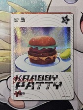 Kayou SpongeBob SquarePants Delicious Krabby Patty No. 3 Card SB00-R-001L1 Holo picture