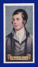 ROBERT BURNS 1935 CARRERAS CELEBRITIES OF BRITISH HISTORY #35 NEARMINT SHARP  picture