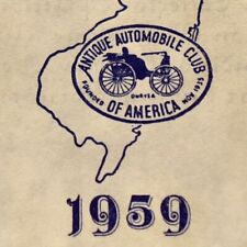 1959 Antique Automobile Club Of America AACA Membership Member Card New Jersey picture