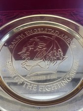 VTG UND Fighting Sioux Ralph Engelstad Arena Commemorative Plate Gold Plate READ picture