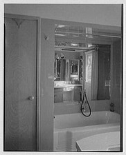 Port Washington Long Island NY Nicolas M Salgo Residence Bathroom 1953 picture