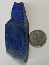 Natural Deep Blue Lapis 54 grams of Deep Rich Blue Natural Lapis cabbing rough picture