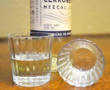 Set of 6 Vaso Veladora, Mescal Votive Cups w/Cross-2.7 ounce picture