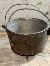 Old Cast Iron Miniature Cauldron Pot picture