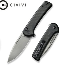 CIVIVI Pocket Knife for EDC, Conspirator Button Lock Knife 3.48