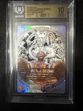 Monkey D Luffy EB04-061 BGS 10 Pirate Crew Alt Art Secret One Piece TCG English picture