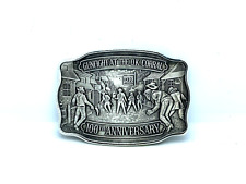 Gunfight At The O.K. Corral 100th Anniversary Solid Sterling Silver Buckle 167gr picture