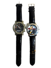 Barack Obama Presidential Watch Lot Black Diamond Collectible Quartz Leather picture