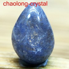 1.4Ct Very Rare NATURAL Beautiful Blue Dumortierite Quartz Crystal Pendant C762 picture