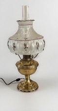 Aladdin 23” No 11 Oil Lamp Electrified With Aladdin Globe & Chimney  picture