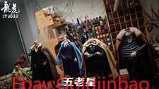 LongHu Studio One Piece FIVE ELDERS Model PU Pre-order 5Pcs POP Scale Painted picture