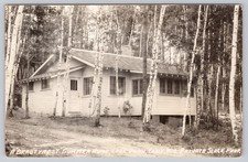 Cable Wisconsin Lake Owen Private Slack Summer Home VTG RPPC Real Photo Postcard picture