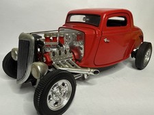 ERTL 1:18 Scale AMERICAN MUSCLE 1934 RED FORD COUPE Limited Edition No Box picture