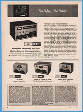 1958 Heath Co Benton Harbor MI Heathkit TX-1 Apache Ham Radio Transmitter Ad picture