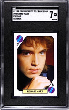 1988 RICHARD MARX Trading Card Ediciones Tele Banco SGC 7 ROOKIE Pop 1 Highest picture