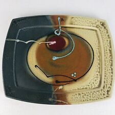 Artisan Japanese Pottery Platter Stoneware Modern Art Artist Signed￼￼￼ picture
