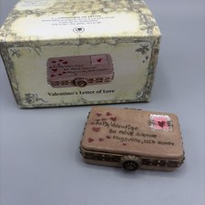 Boyds Bears Treasure Box Valentino's Letter of Love Trinket Box picture