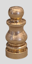 Brass Classical Small Lamp Finial 1'' Tall #DP51 picture