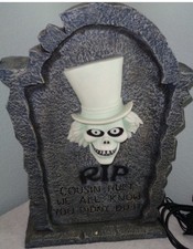 Disney Haunted Mansion Tombstone Huet Ghost Light Up Halloween Nib 1574/2000 picture