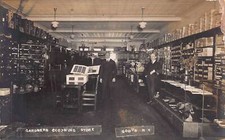 J72/ Sodus New York RPPC Postcard c1910 Interior Gardners Clothing Store 242 picture