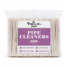 Frugal Smoker Clip Pipe Cleaners - 200 Soft Cotton Cleaners (Daily Clean) picture