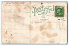 DPO (1881-1960) Bigelow Kansas KS Postcard Lovers Lane Saint Jo Horse Buggy 1909 picture