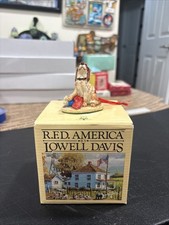 Lowell Davis Dog Ornament 1989 R.F.D America Original Box Schmid picture
