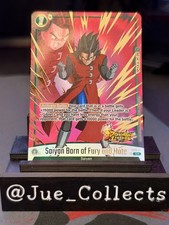 Saiyan Born of Fury and Hate FS10-17 Dragon Ball Fusion World Starter Deck 10 AA picture