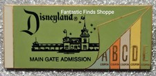 Disney Cast Exclusive Disneyland Ticket Book LE 2000 Pin picture