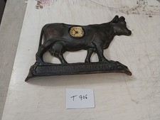 ANTIQUE ST. CHARLES EVAPORATED CREAM CAST IRON COW TO RESTORE picture